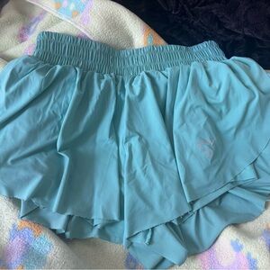Women's Blue Athletic Shorts